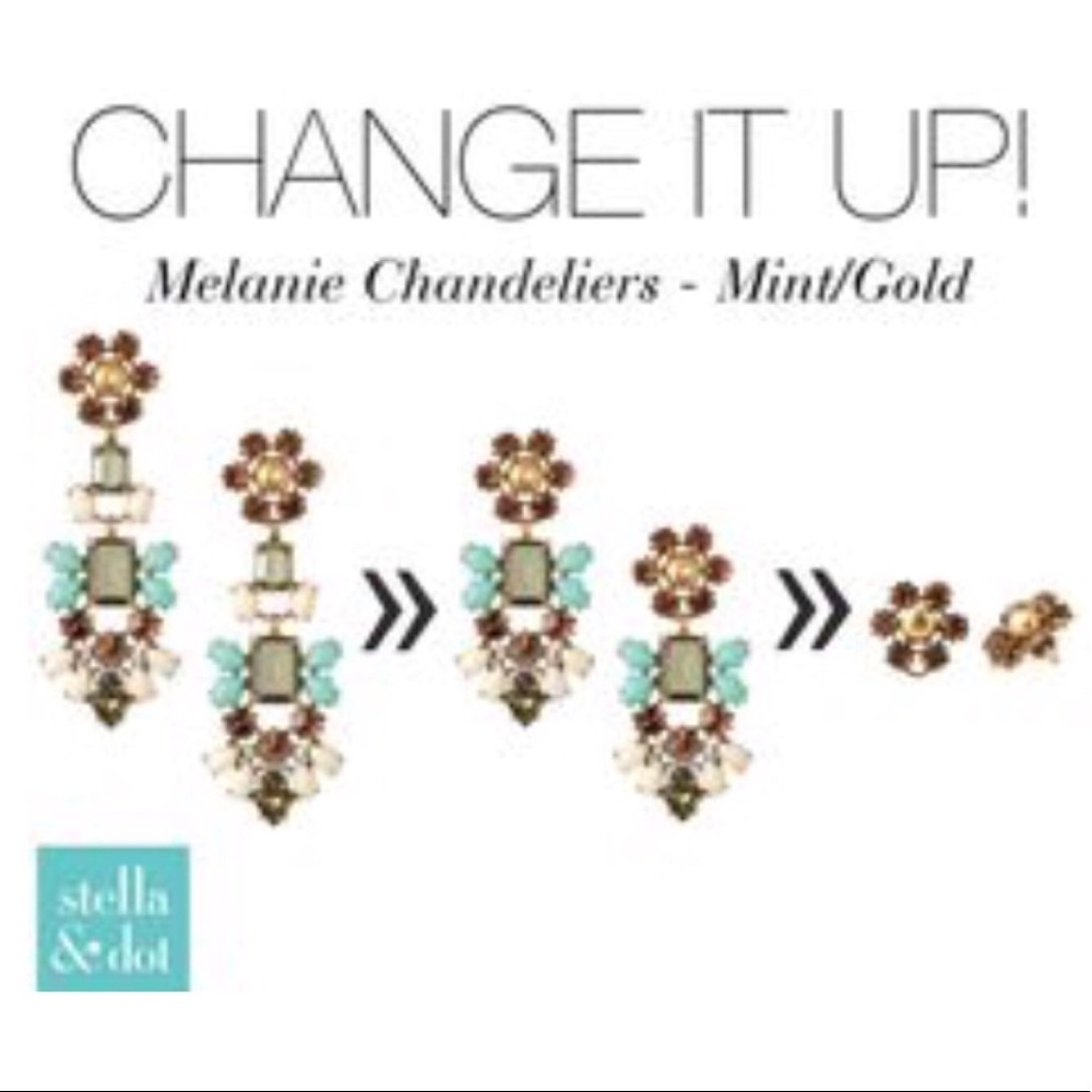 :: Stella & Dot Gorgeous Melanie[3in1]Chandeliers - Picture 7 of 8